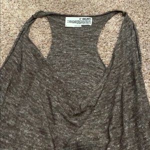 Rogan wool tank top sweater cowl neck